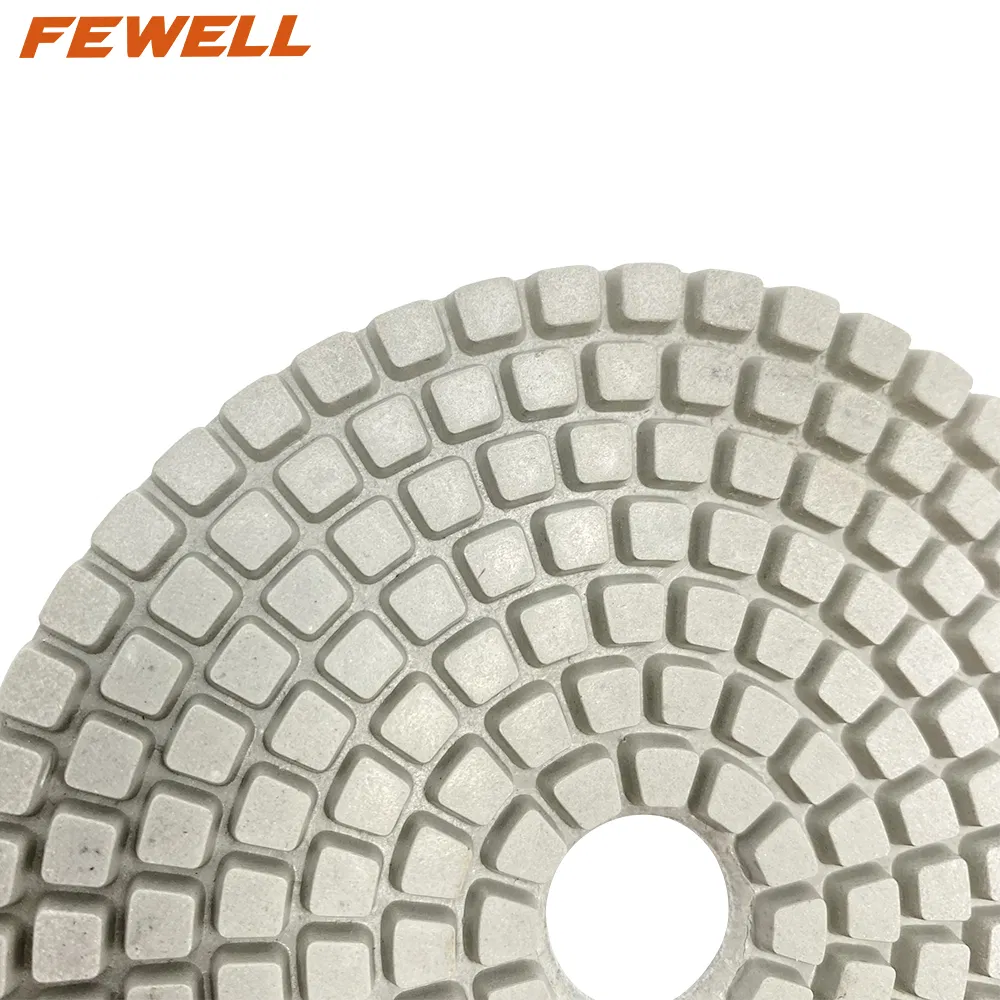 4inch 100mm 3000# 7 Step Diamond Grinding Discs Polishing Pads for Wet Polishing Tiles Granite Marble Concrete