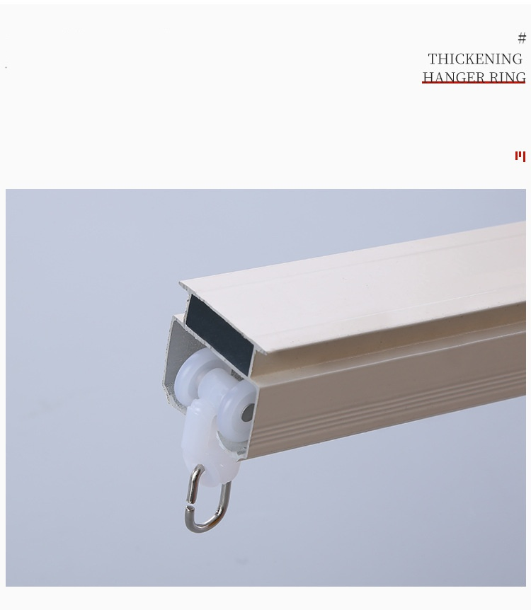 Heavy-Duty Curtain Pulleys, Thickened Steel Core Load-Bearing