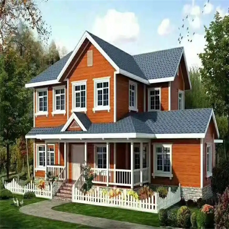Environmental Materia Smarthouse MGO Board Prefab Light Steel Villa House for Labor Apartment