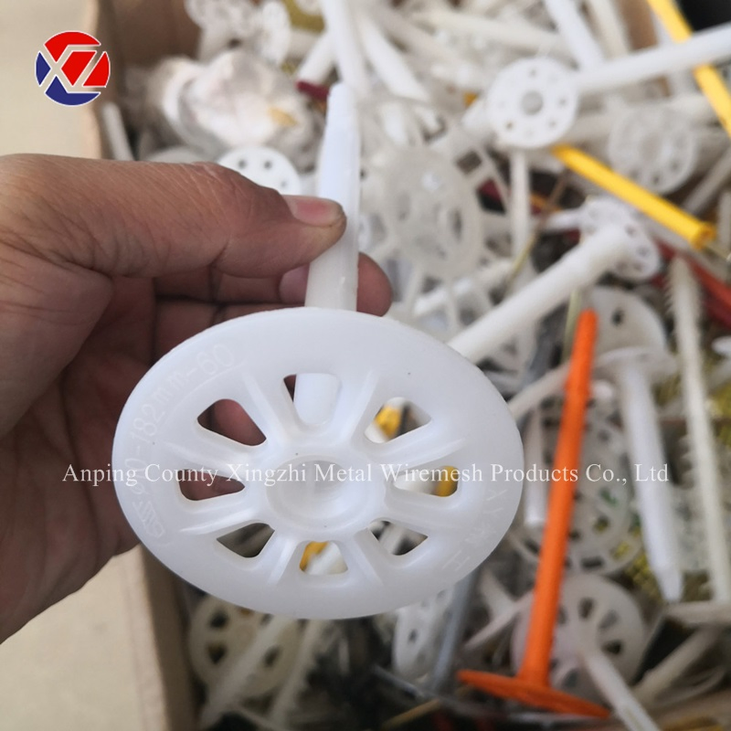 Insulation Fixing Plastic Cap Heat Preservation Nail for Wall Construction (Factory Price)