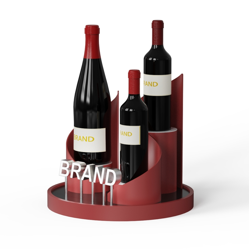 Fashionable Wine Bottle Display Rack