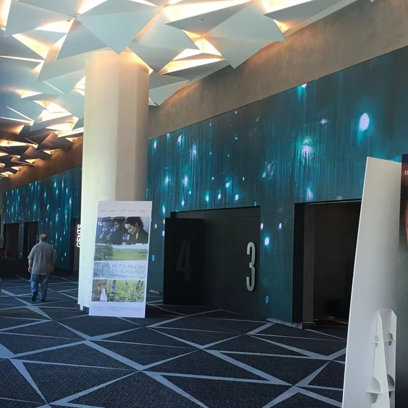 Full Color P1.53 Indoor LED Display Screen LED Advertising Display LED Film Screen Video Wall Screen