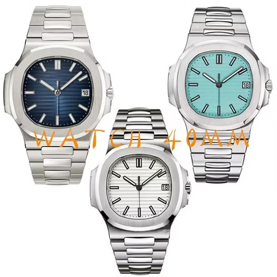 Luxury Mens Watch Designer Diamond High Quality Boutique Steel Strap Patek Mechanical