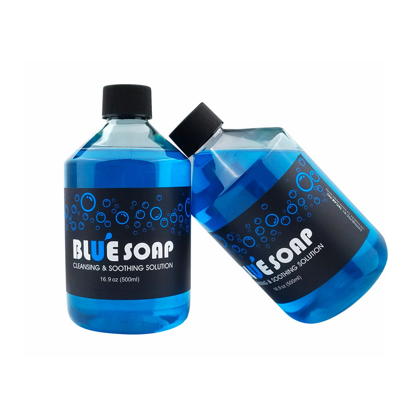 Очищающая пенка для тату Blue Soap, 500 мл