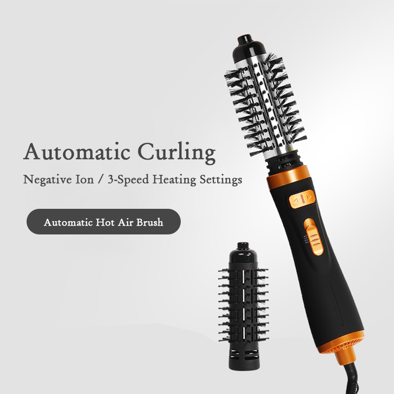 One Step Hot Air Styling Brush Comb Hair Straightener Curler