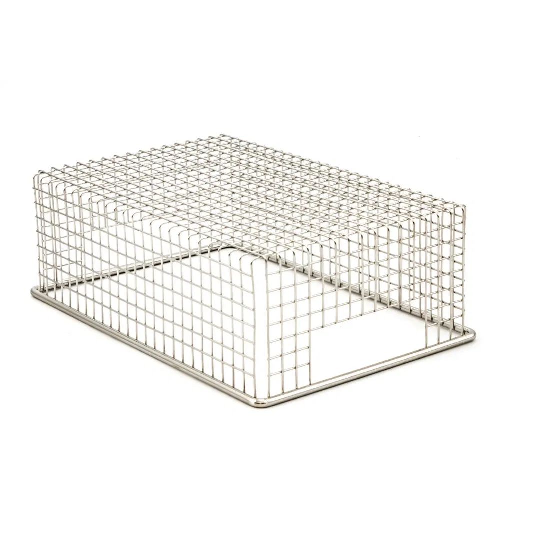 Commercial Kitchen Grid French Fries Basket Chips Fryer Basket Stainless Steel Frying Basket