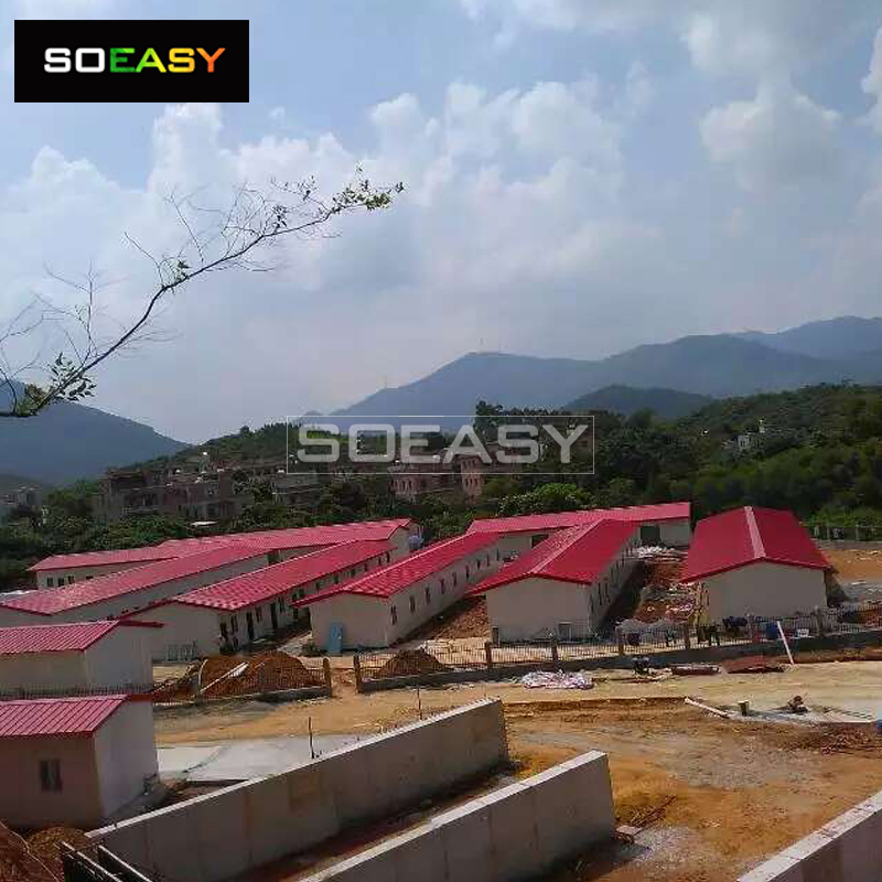 Dormitories Temporary Offices Wind Resistance Quick Build Luxury Prefab House