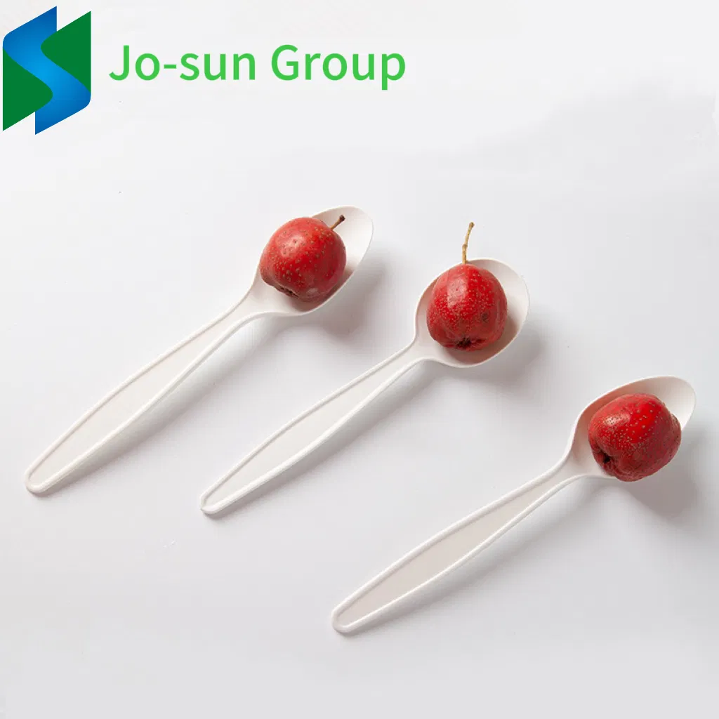 Jo-Sun Eco Friendly Biodegradable Disposable Cornstarch Cornstarch Fork and Spoon
