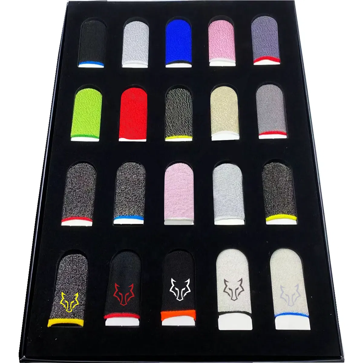 Игровые напальчники Silver Fiber для сенсорных экранов