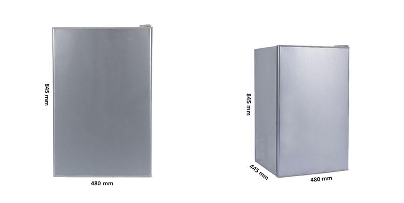 Solar Energy-Efficient Mini Fridge 90 Liters Mobile Refrigerator Wine Mini Fridge Commercial Refrigerator for Home Cooler Deep Chest Freezer