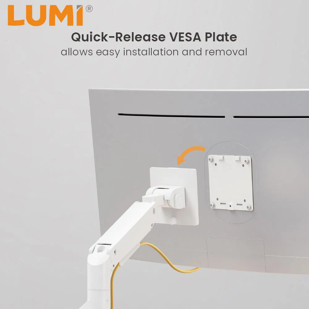 Газлифтовый кронштейн для двух мониторов до 49 дюймов