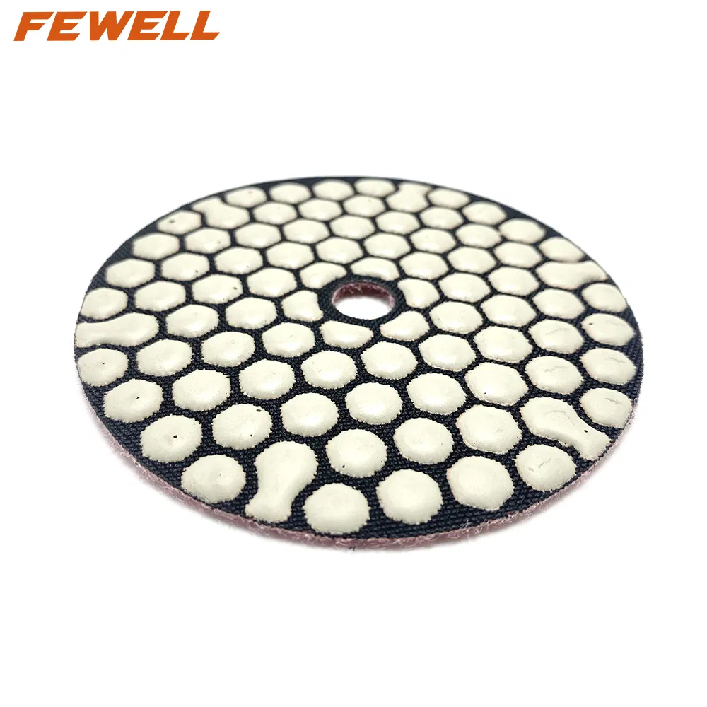 4inch 100mm 3000 Grit 7 Step Edge Detail Grinding Diamond Polishing Pads for Marble Concrete Granite