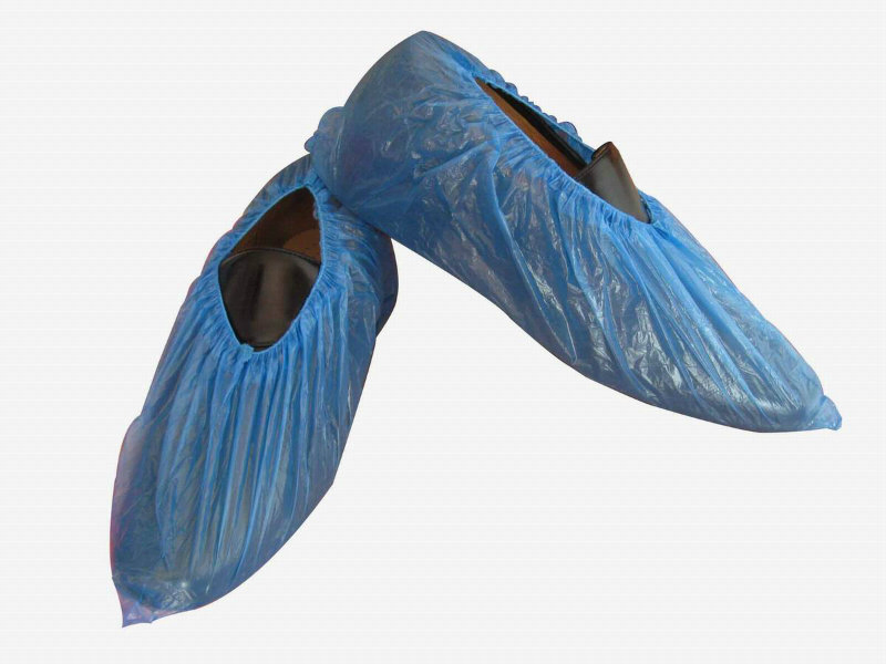 Shoe Cover Disposable CPE Shoe Covers, Machine Made Factory Good Cheap Price Manufacturer