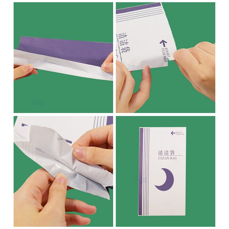 Wholesale Custom Disposable Waterproof White Kraft Paper Air Sickness Bag