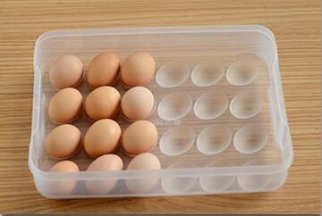 Transparent Multi-Function 2-Layers Fresh-Keeping Plastic Box for 48 Eggs