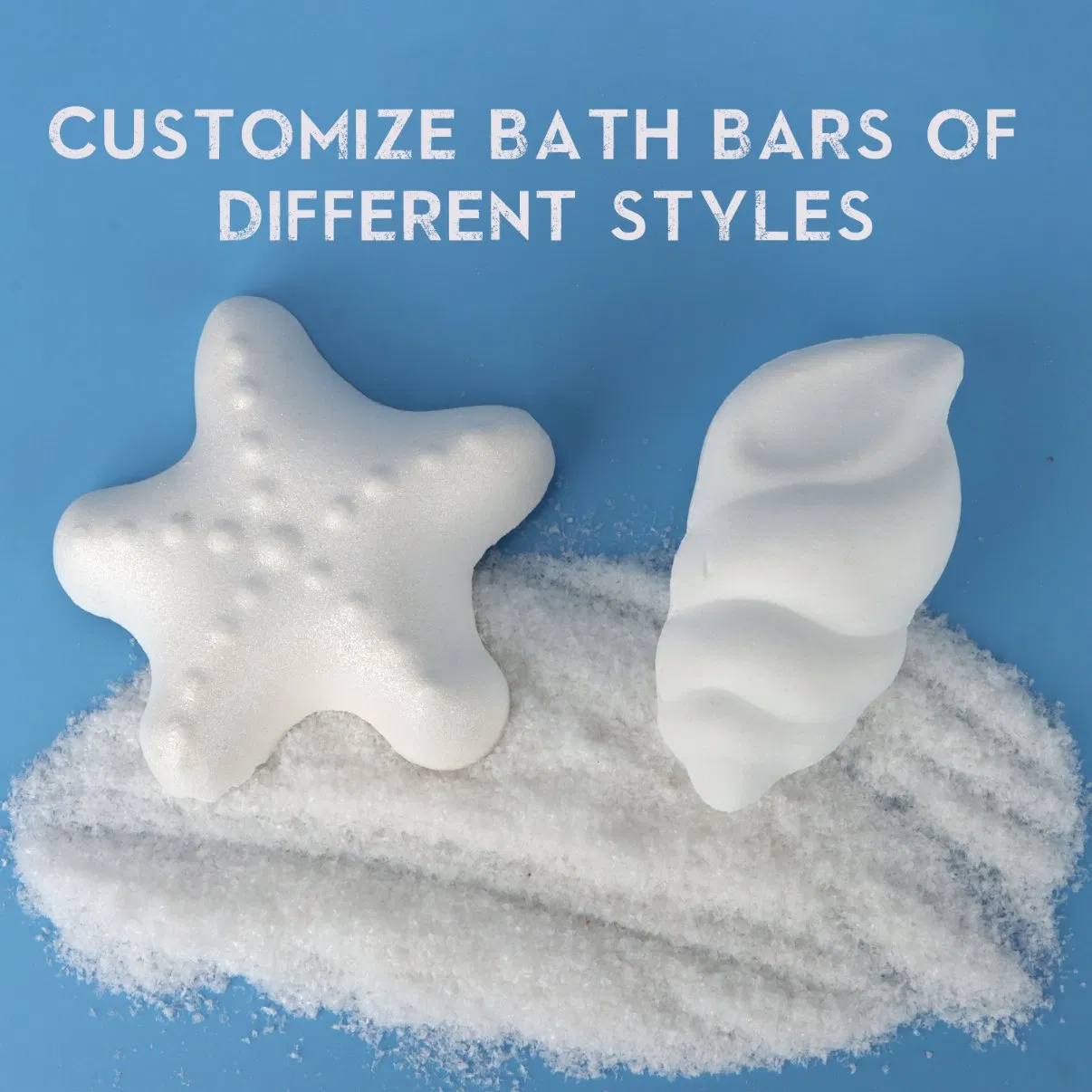 Customized Star Conch Shape Kids Bath Bombs for Fun Soaks