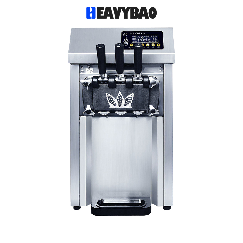 Heavybao 1250W 110V 220V Commercial Soft Ice Cream Icecream Maker Machine