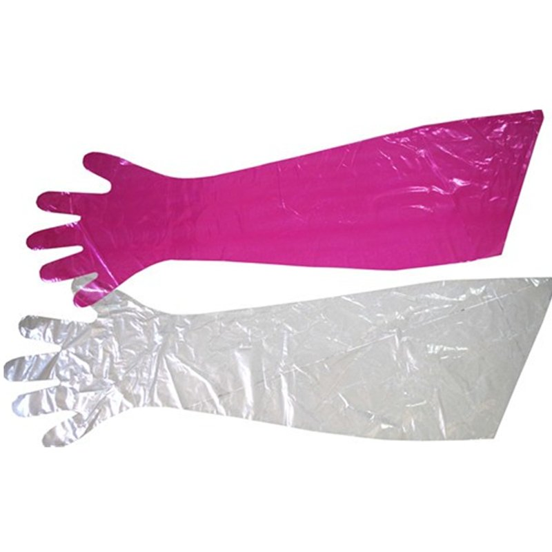 Veterinary Instrument Disposable Long Sleeve Gloves Cow Artificial Insemination Gloves