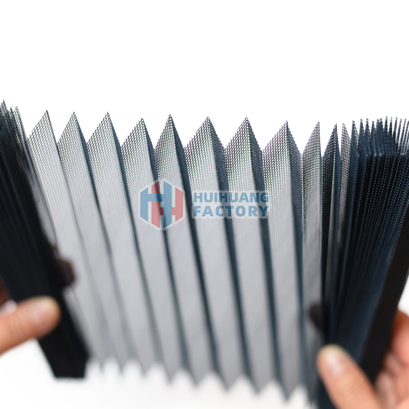 Day and Night Honeycomb Curtain Blinds Sunshade and Anti-Mosquito Folding Window Screen