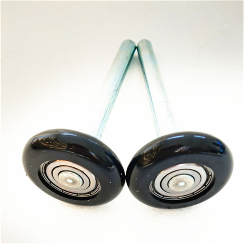 Black 6200zz Bearing 46*120mm Nylon Roller Belong Garage Door/Gate Hardware Parts/Accessories Pulley/Roller for Building Materials Door and Window Hardware