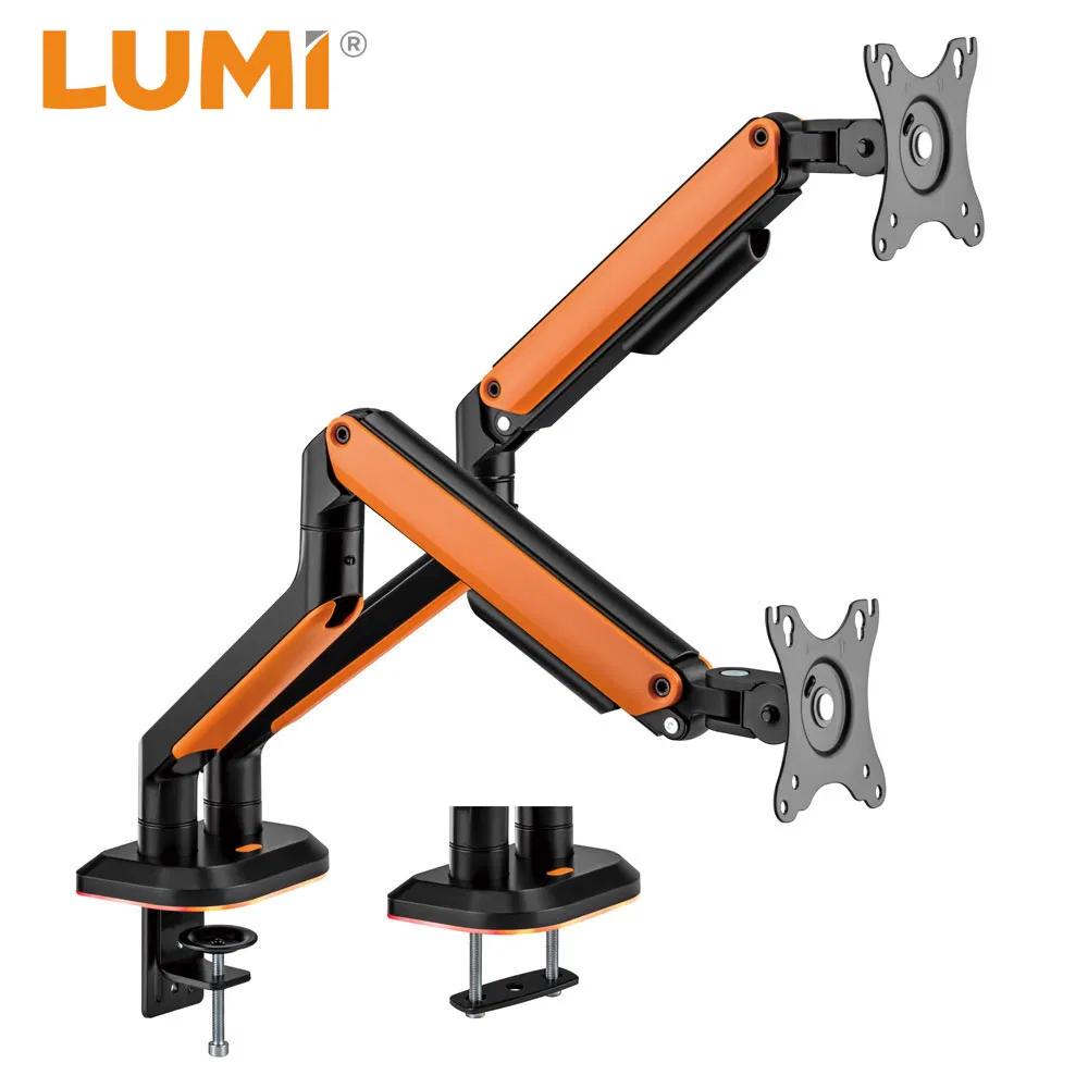 Крепление для монитора LUMI Full Motion с RGB подсветкой