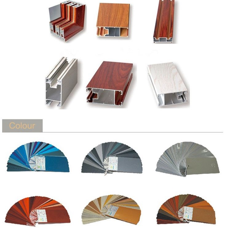 Wood Grain Aluminum Profile for Thermal Break Casement Window