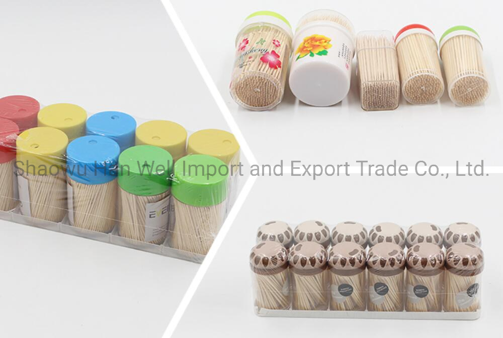 Wholesale Packing Wood Food Grade Wooden Barrel Toothpicks