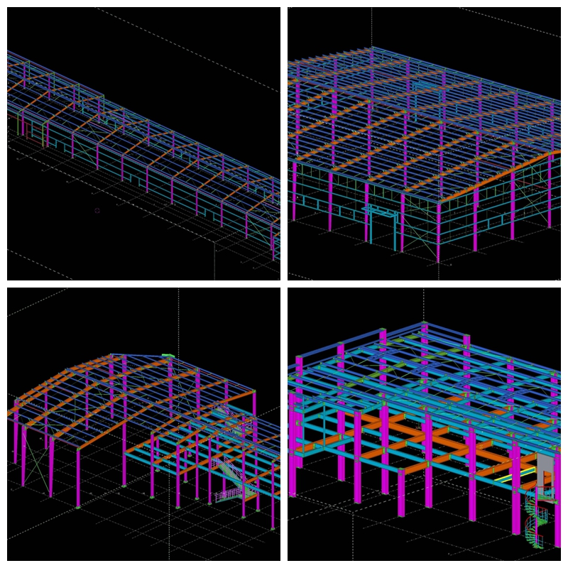 Preengineered Steel Warehouse/Garage/Storage Unit Structure