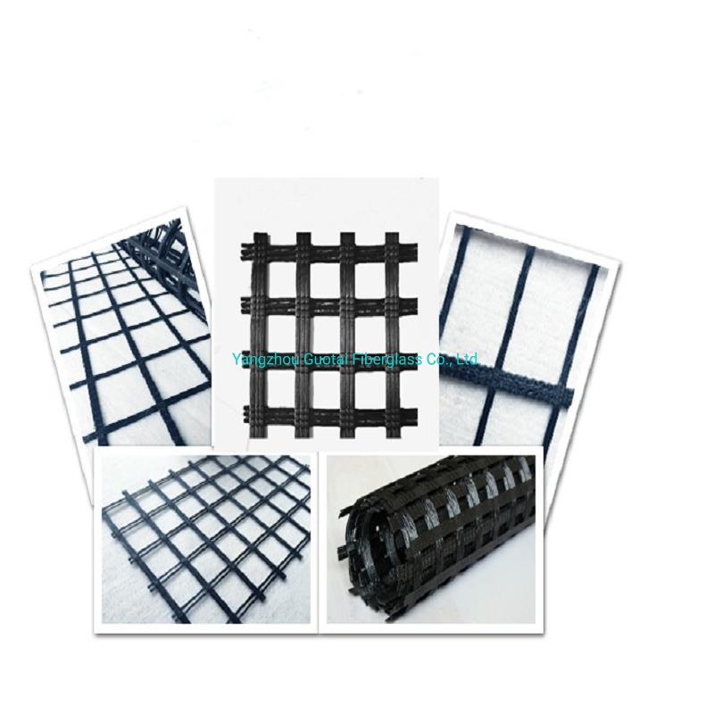 High Tensile Strength 50kn 80kn 120kn 150kn 260kn 400kn 600kn 800kn 1200kn Polyester Geogrid