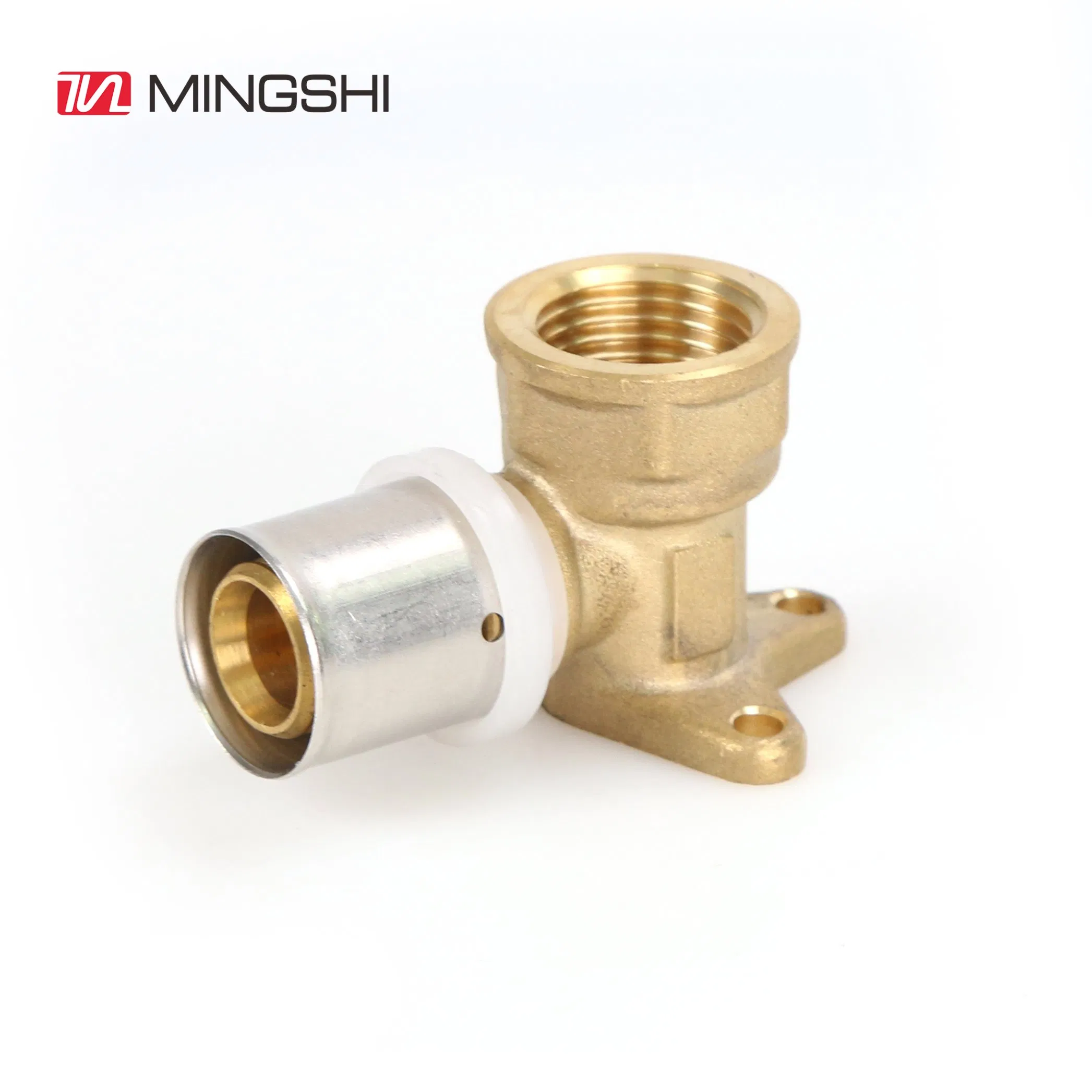 Mingshi Press Fittings Th Type Wall Plated Elbow