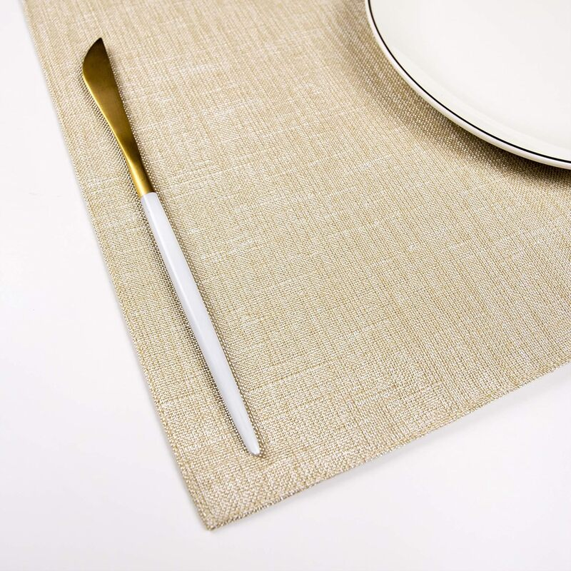 Brighthomey Place Mat Washable Large Heat Insulated Decorative Table Place Mats