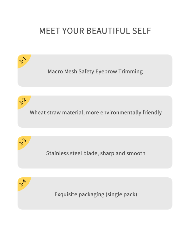 Precision Eyebrow Shaping Razor Kit for Flawless Brows