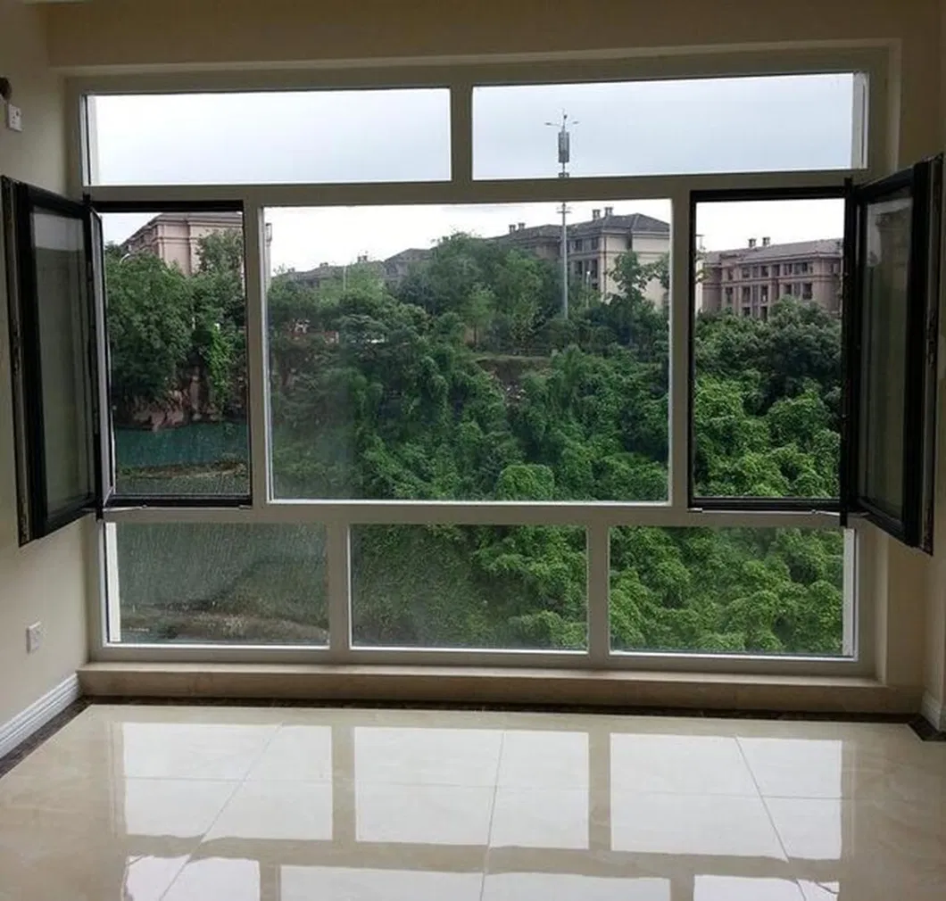 Narrow Frame American Casement Tilt and Turn Aluminum Glass Window and Door Factory Price