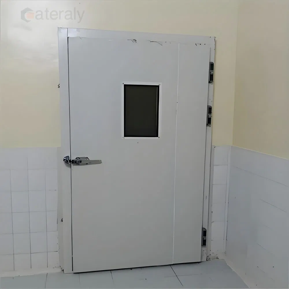 Weather-Resistant Cold Room Door with Customizable Features Available