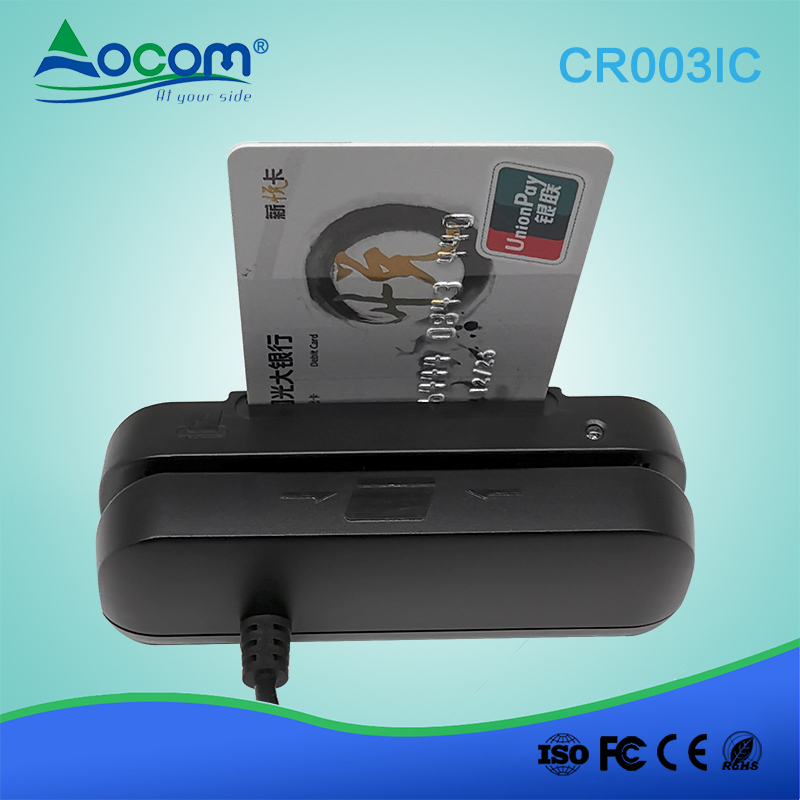Cheap Track 1/2/3 Msr Chip Magnetic Card Reader