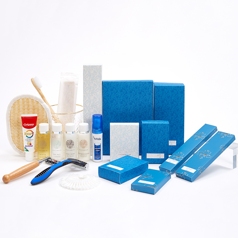 Custom 5 Star Luxury Eco Friendly Bamboo Biodegradable Hotel Disposable Guest Room Toiletries Supplies Amenities Set