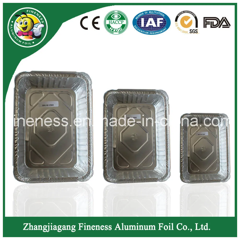 Mass Production Customized Aluminum Foil Food Container Disposable Aluminum Foil Pans Takeout Food
