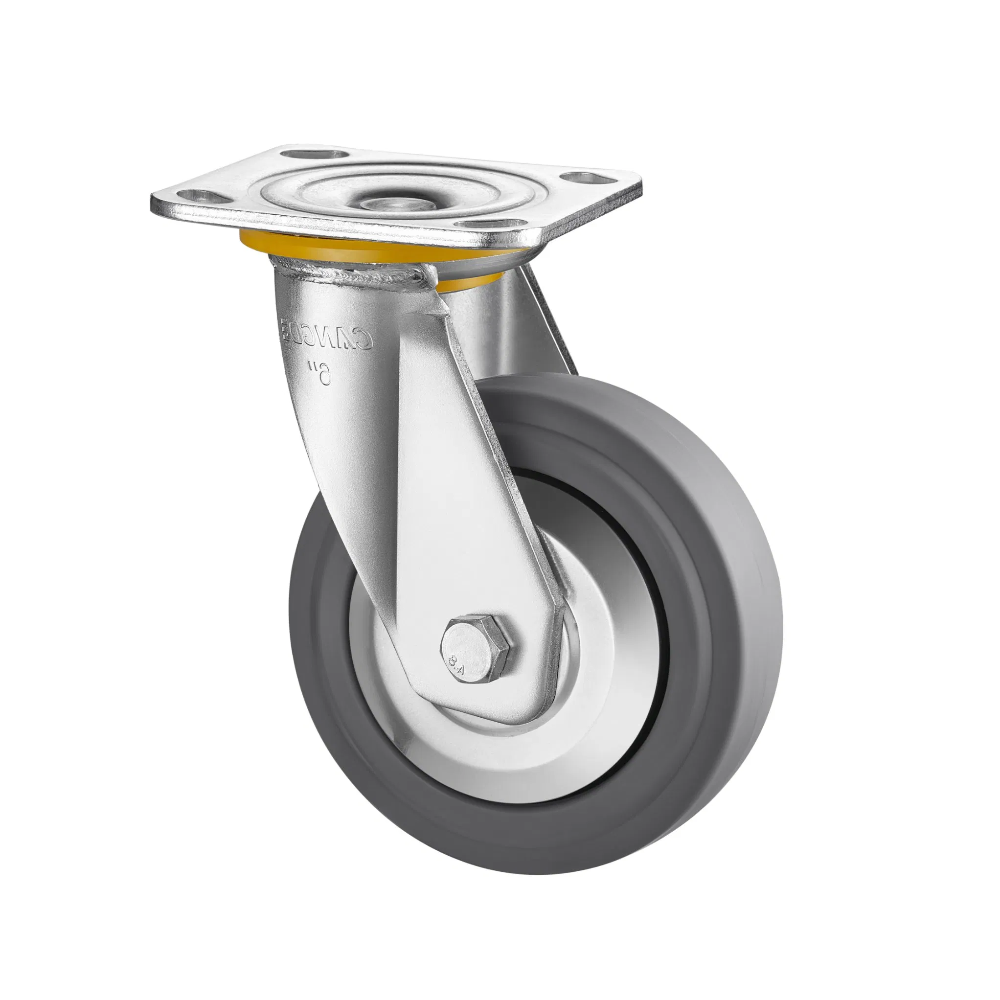 Factory Wholesale TPR Cart Rubber Wheel Container Industrial Caster Wheels Trolley Wheels