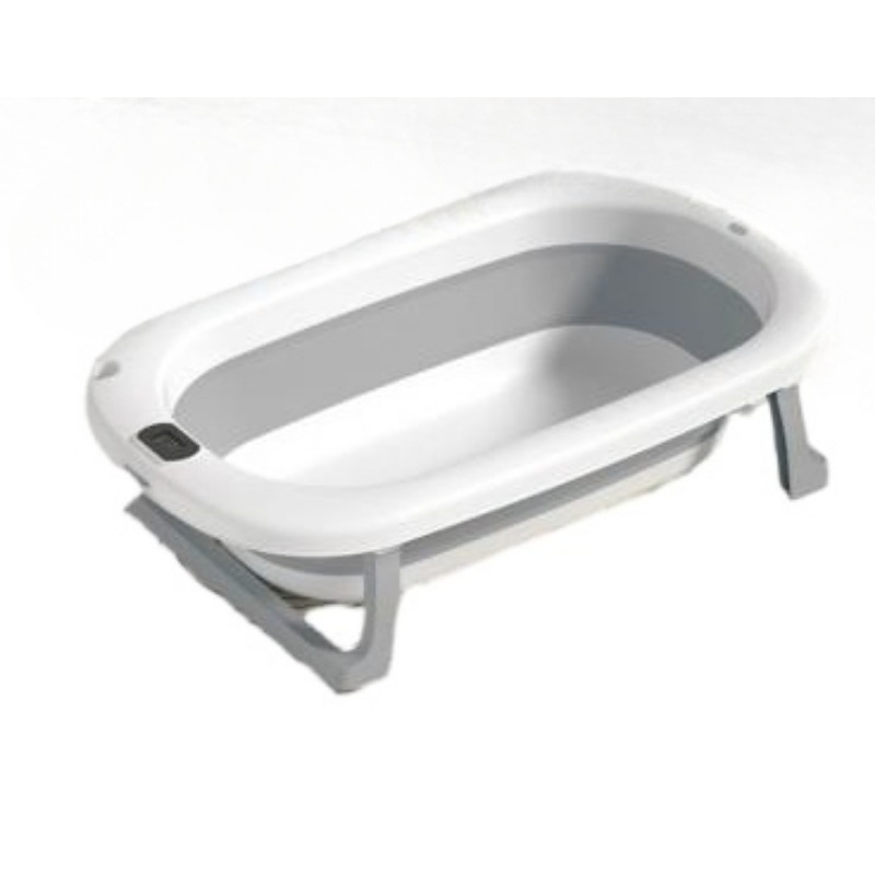 Smart Temperature Sensing Bath Tub Sturdy Pressure-Resistant High-Quality Foldable Eco-Friendly Baby Bathtub