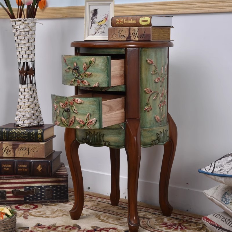 Столик деревянный винтаж массив дерева