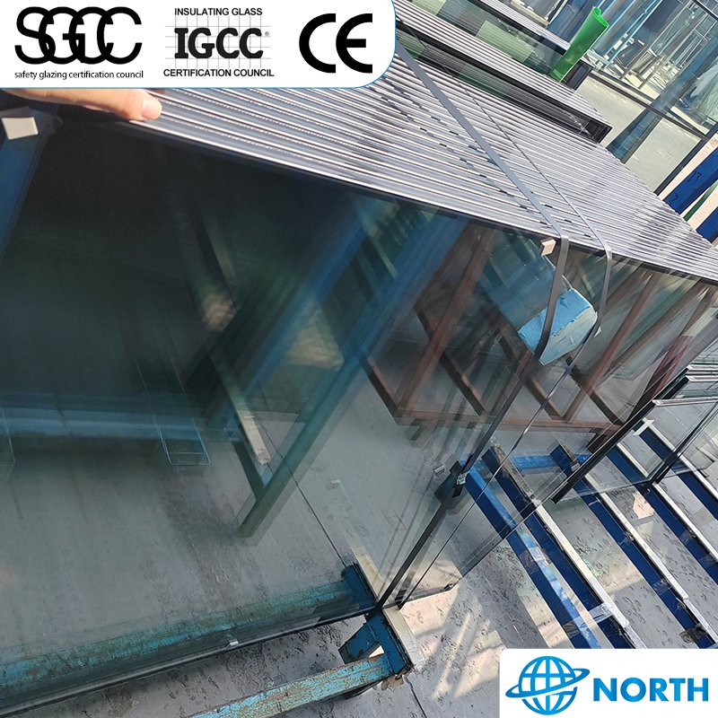Wholesale Window Low E Double Wall Laminated 1 Inch Tempered Curved Double Vacuum Insulated Glass