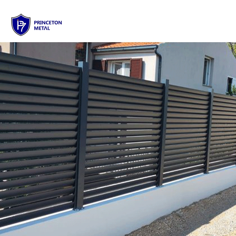 Privacy Louver Fence Outdoor Decorative Aluminium Garden Fence