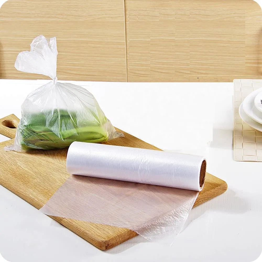 Recyclable Clear Flat Bottom Gusset Bags for Cat Dog Food Fruit Display Packaging