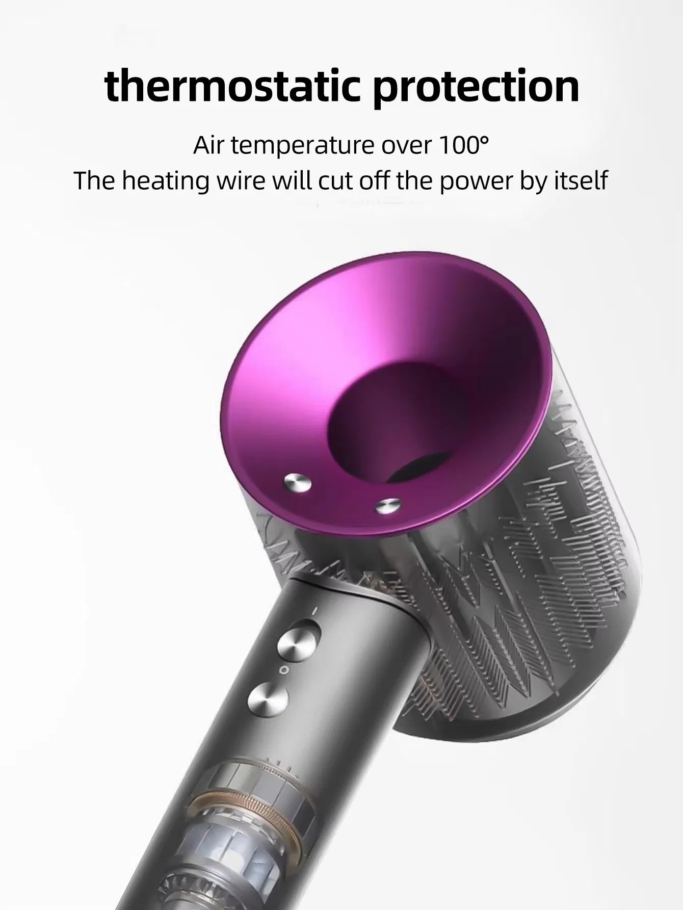 High Speed Hair Dryer 110, 000 Rpm Power 1600W Home Salon Dryer