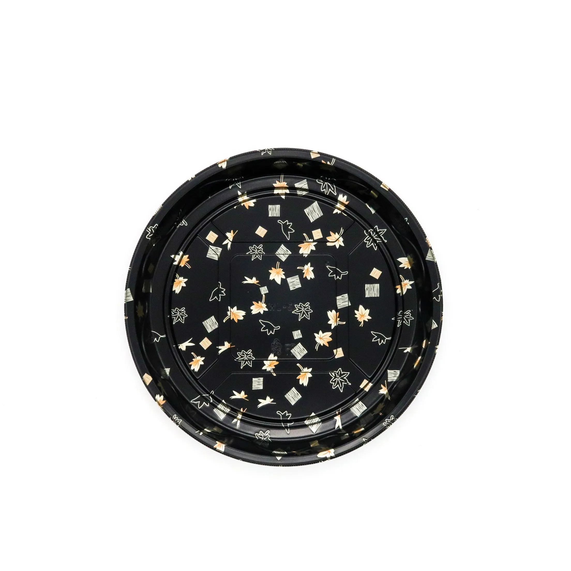 Eco-Friendly Plastic Food Container Reusable Disposable Food Packaging to Go Fruit Salad Food Tray Round Sushi Tray