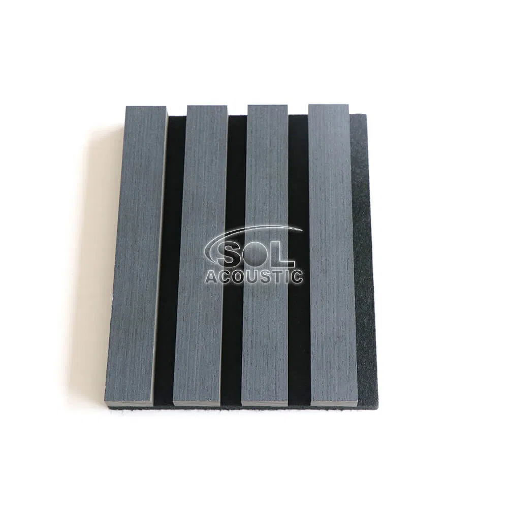 Sol Acoustic Wall Covering Wood Veneer Felt Acoustic Panel