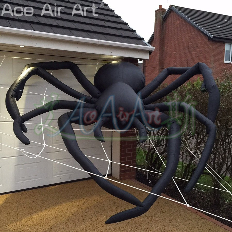 Giant Inflatable Halloween Spider Cartoon Hanging Party Decoration