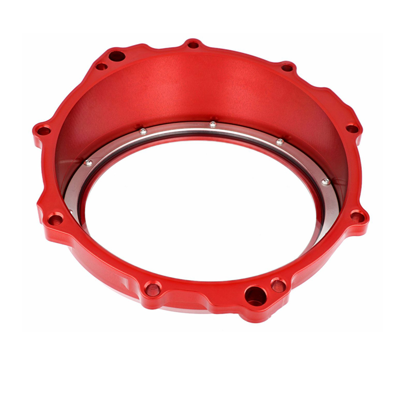 CNC Racing 6061 Billet Anodized Clear Clutch Cover
