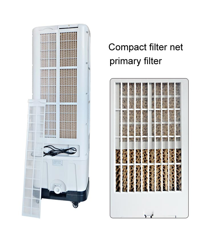 4400 Cfm 3-Speed Portable Evaporative Cooler for 25-30 Sqm Space Cooling