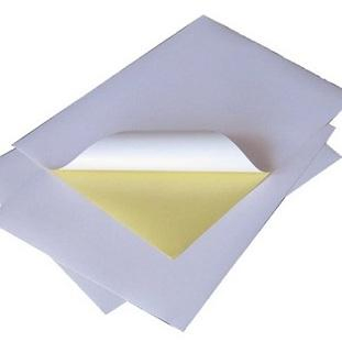 Sticker Paper with 18 GSM /20 GSM Hotmelt Glue Self Adhesive Paper